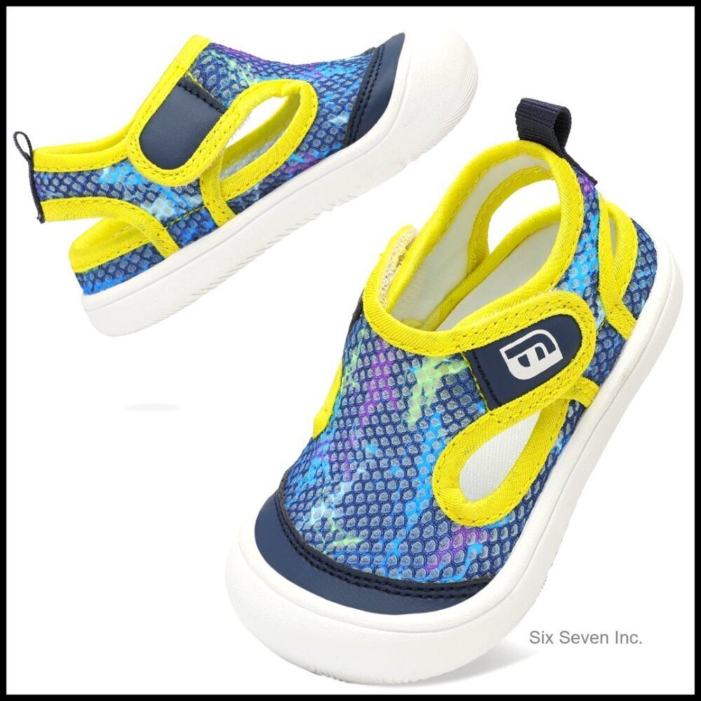 Toddler Water Shoes Quick-Dry Breathable Barefoot Swim Sandals for Beach Pool